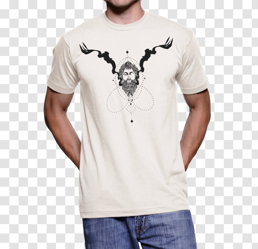 Printed T-shirt Sleeve Clothing - Unisex Transparent PNG