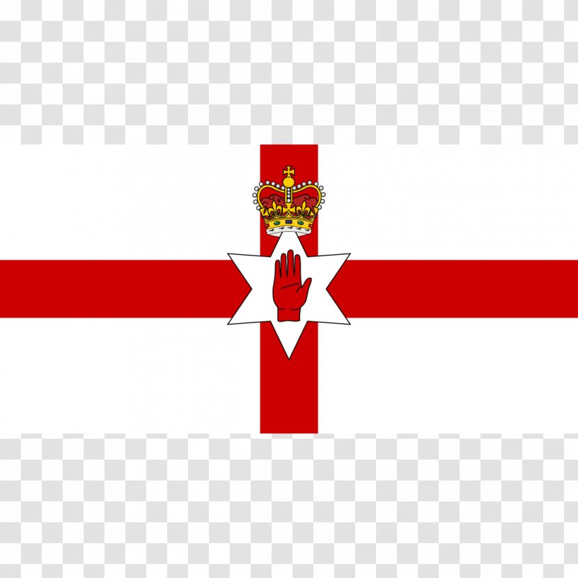 Flag Of Northern Ireland Ulster Banner - Area - Scotland Transparent PNG
