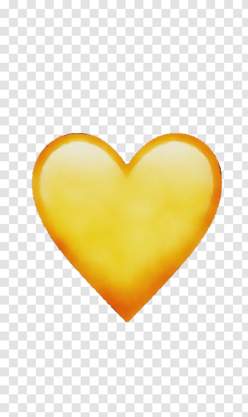 Love Background Heart - Orange Transparent PNG