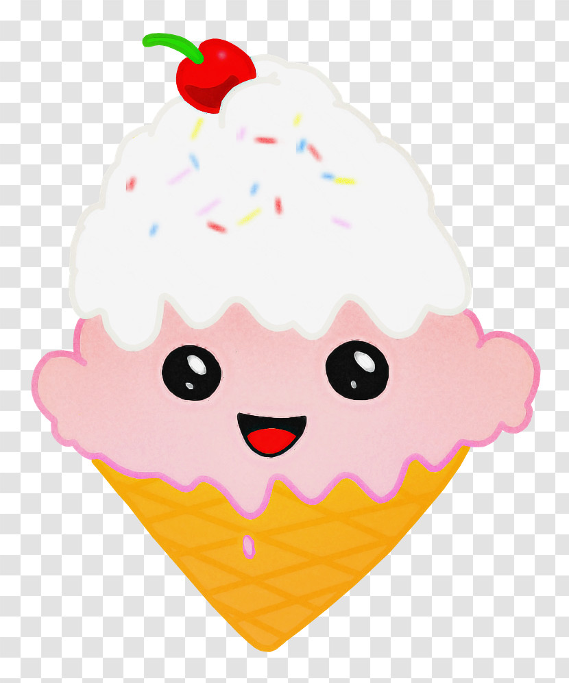 Ice Cream Cone Character Cone Fruit Character Created By Transparent PNG