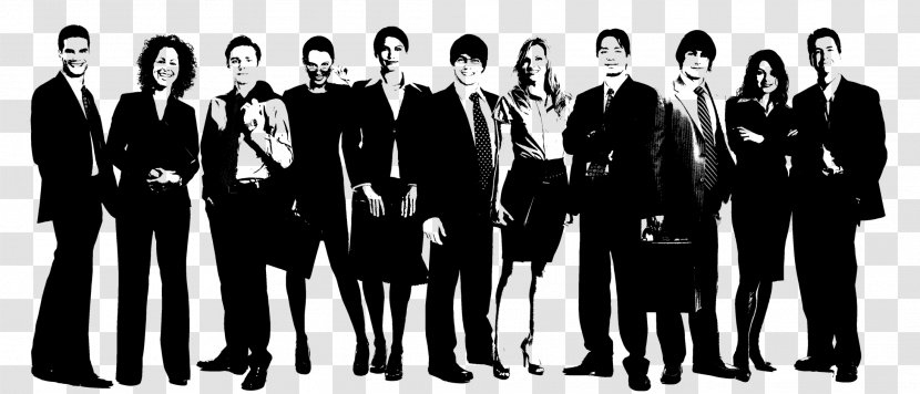 Master Of Business Administration Career Management Education - Black And White - Group Transparent PNG