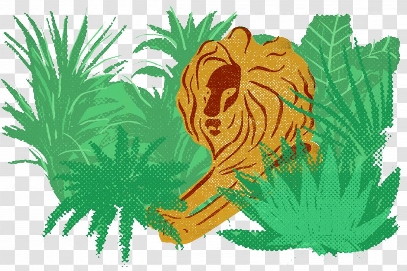 Lions Head - Jungle Transparent PNG