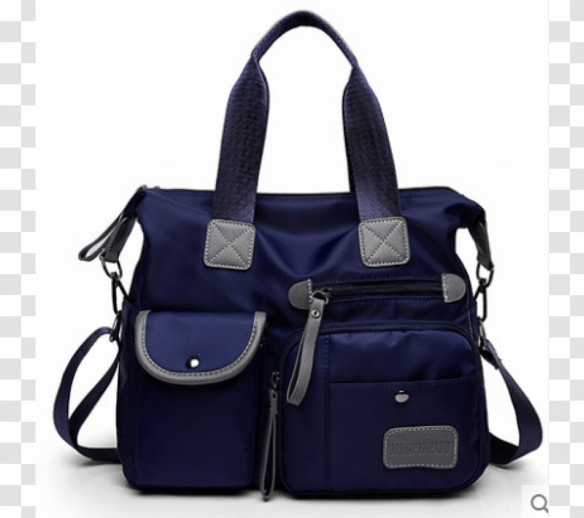 Messenger Bags Handbag Nylon Pocket - Luggage - Blue Elegant Transparent PNG