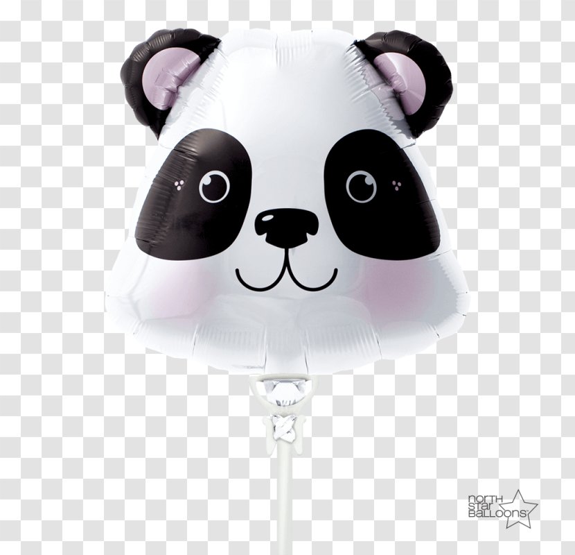 Giant Panda Toy Balloon Birthday Bear - Cuteness Transparent PNG