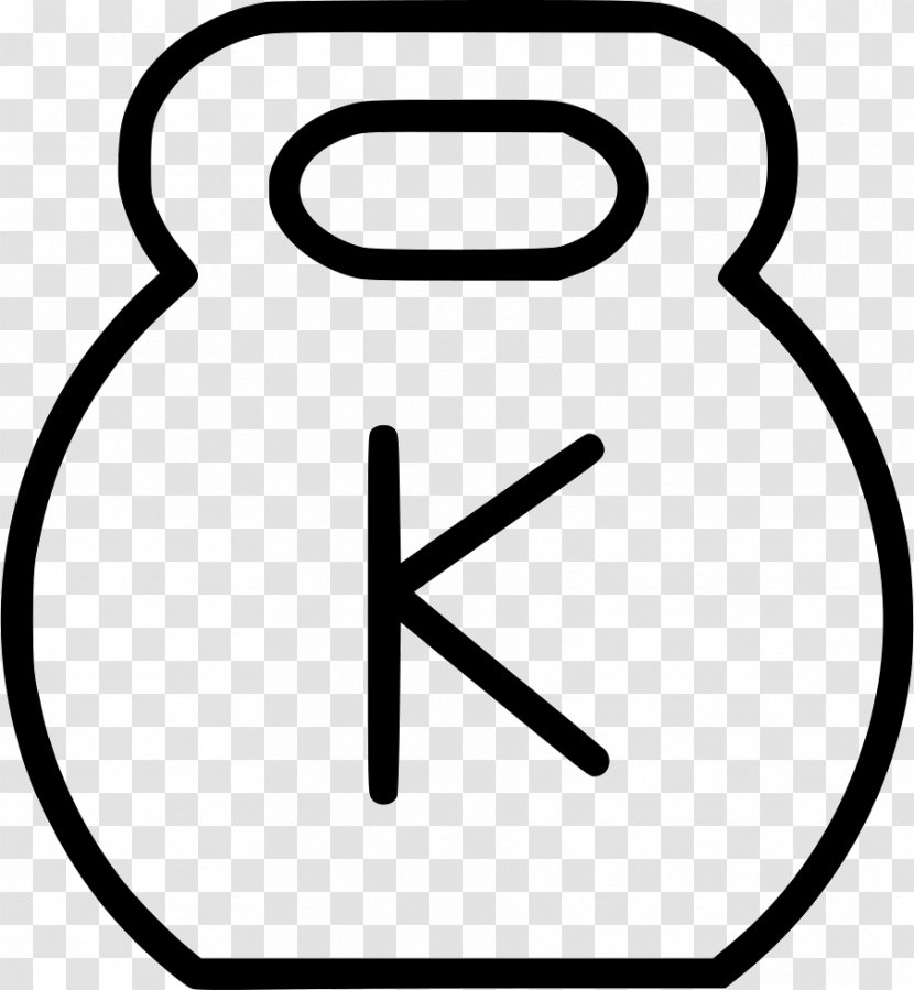 Clip Art - Area - Kettlebell Icon Transparent PNG