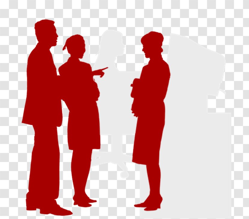 Microsoft PowerPoint Icon - Cartoon - Business People Silhouettes Transparent PNG