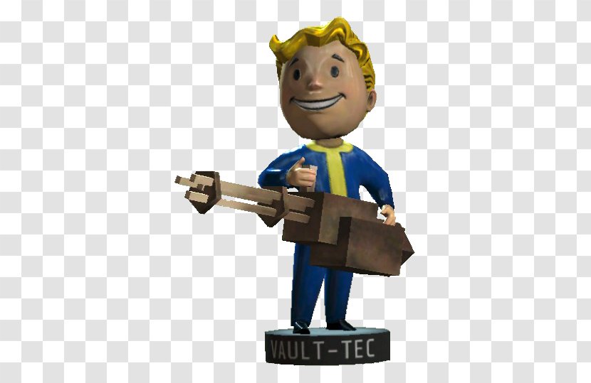 Fallout 4 3 Bobblehead Firearm Video Game - Weapon Transparent PNG