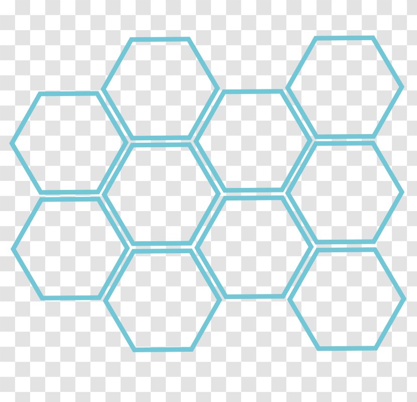 European Dark Bee Hexagon Honeycomb Honey - Rectangle - Hexagonal Box Transparent PNG