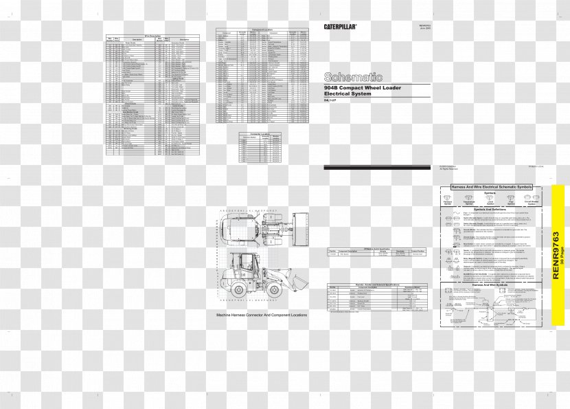 Caterpillar Inc. Wiring Diagram Image File Formats Product Manuals - Loader Transparent PNG