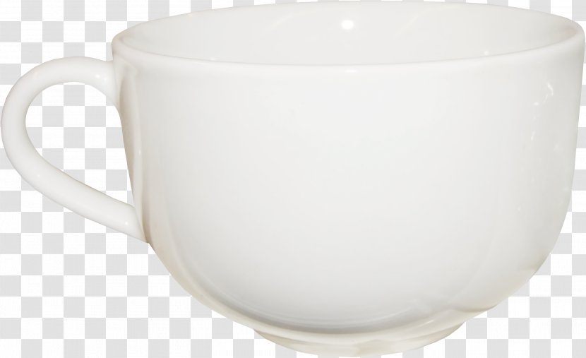 Coffee Cup Ceramic Glass Mug Saucer - Drinkware - White Transparent PNG