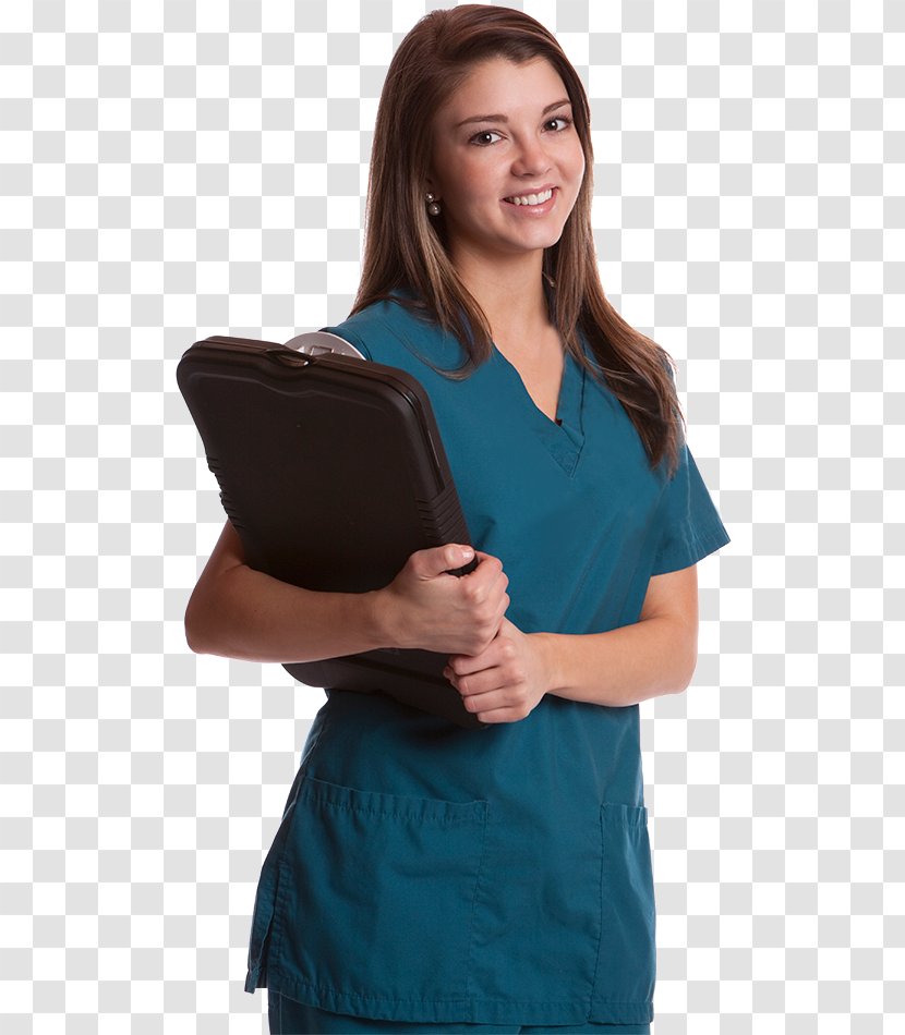 Professional Sleeve Stethoscope Nurse Practitioner Scrubs - Inamte Transparent PNG