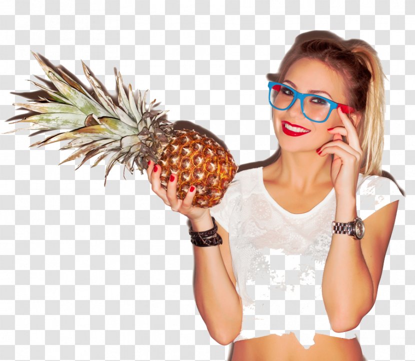 Pineapple Glasses Health Woman Diet - Beauty - Thank You Transparent PNG