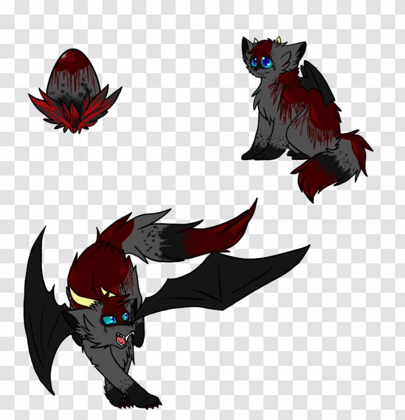 Carnivora Demon Cartoon Dragon - Cat Transparent PNG