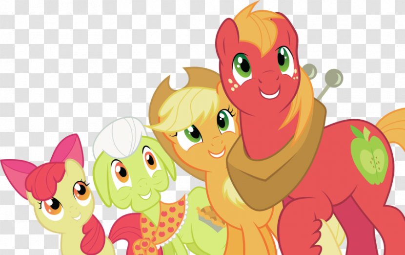 Applejack Pony Rainbow Dash Rarity Family - Flower Transparent PNG