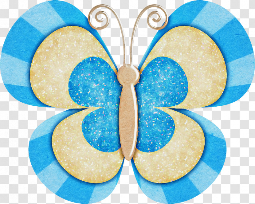 Butterfly Turquoise Aqua Circle Moths And Butterflies Transparent PNG