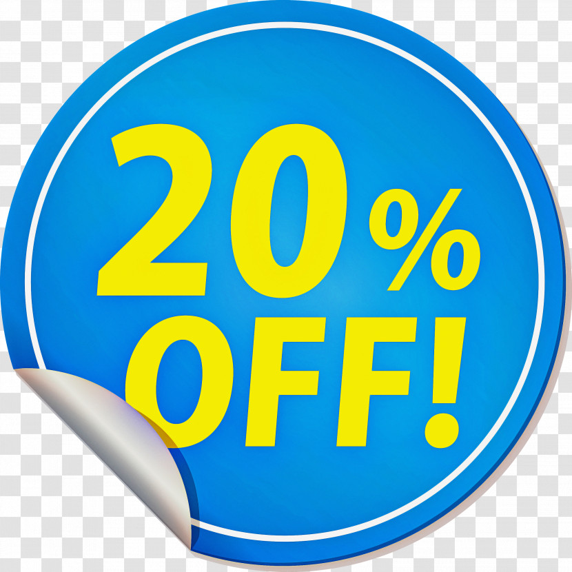 Discount Tag With 20% Off Discount Tag Discount Label Transparent PNG