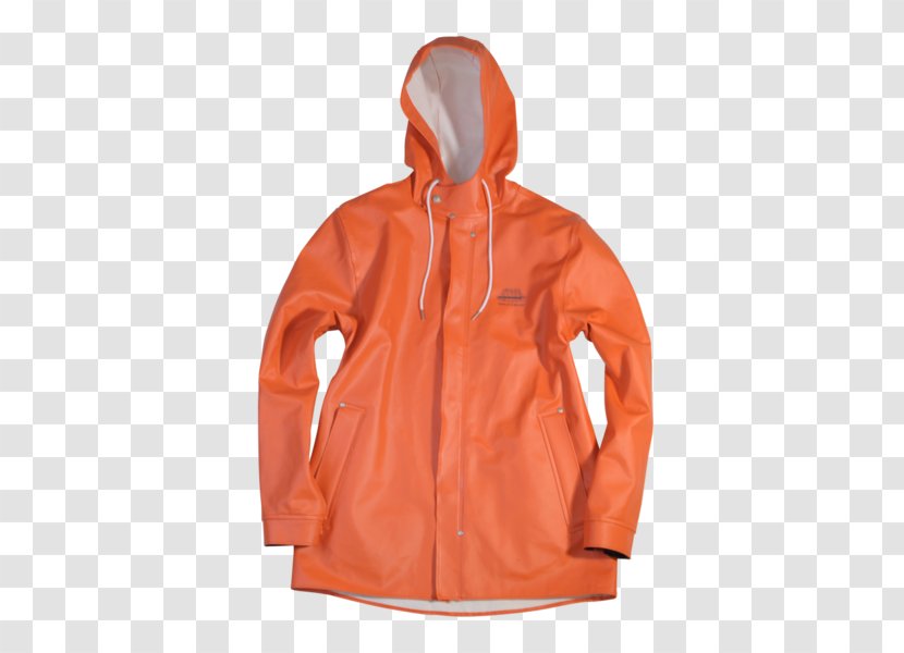 Hoodie Raincoat Jacket Clothing - Orange Transparent PNG