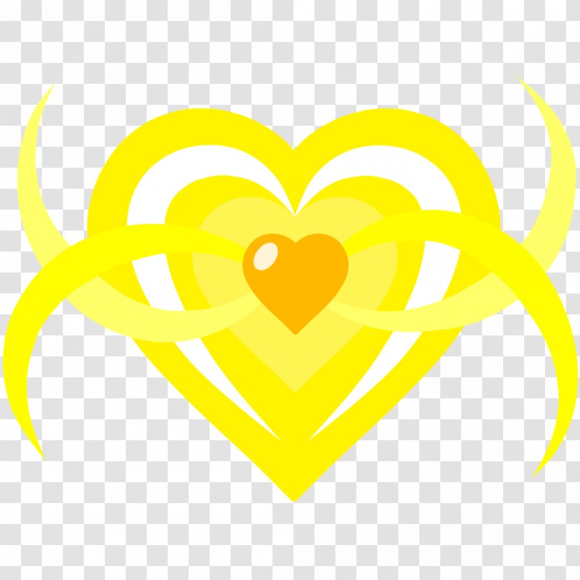 Cutie Mark Crusaders Golden Rose DeviantArt - Silhouette - Gold Heart Transparent PNG