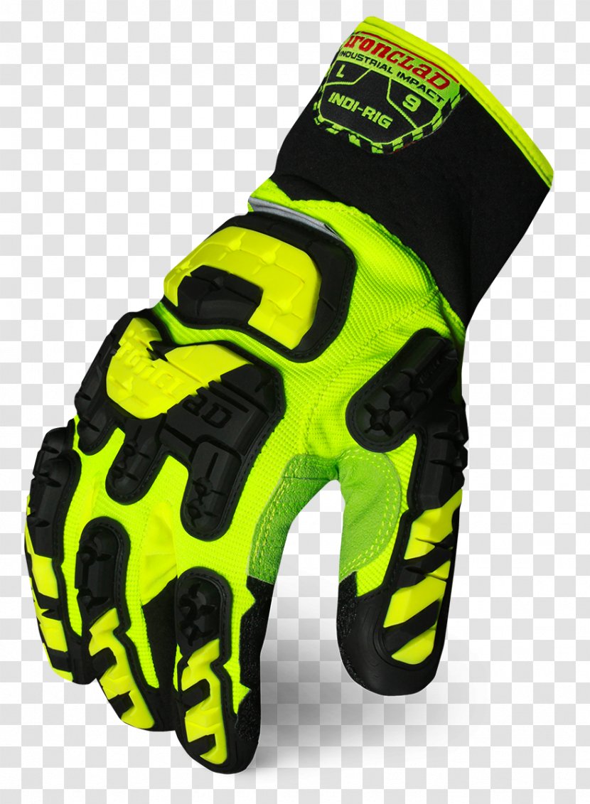 Cycling Glove Schutzhandschuh Protective Gear In Sports Ironclad Performance Wear - Yellow Transparent PNG