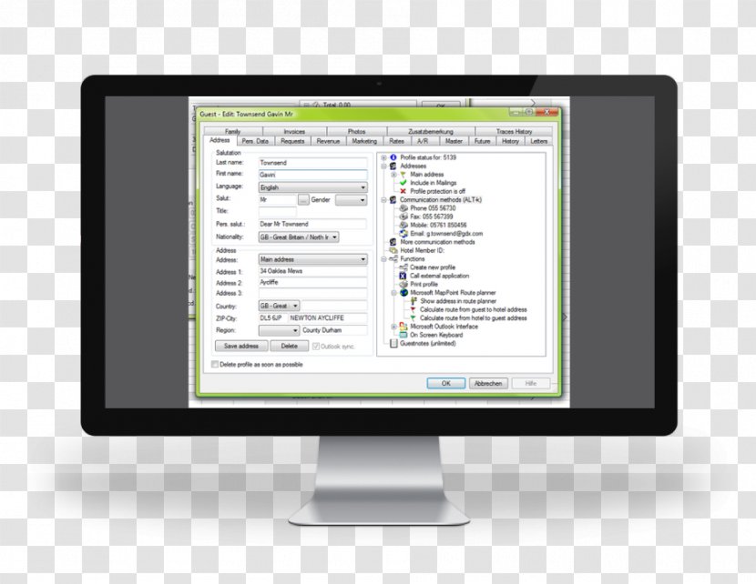 Banquet Business Brand Computer Monitors - Monitor Transparent PNG
