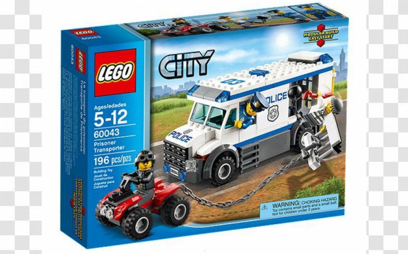 Lego City Minifigure LEGO 60043 Prisoner Transporter The Group - Vehicle - Police Transparent PNG