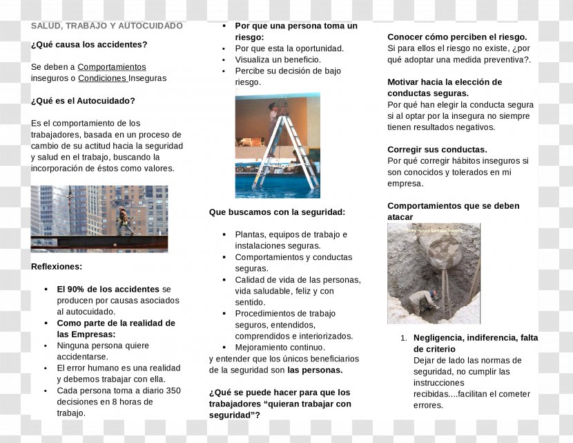 Pamphlet Behavior Idea Habit Brochure - Text - Folleto Transparent PNG
