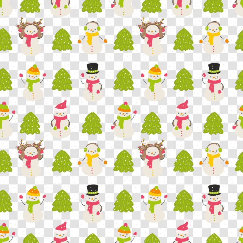 Christmas Tree Lights - Grass - Cute Snowman Transparent PNG
