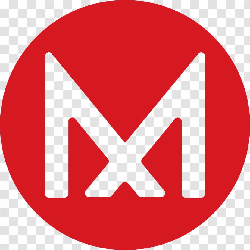 Monero Cryptocurrency Ethereum CryptoNote - Signage - Red Transparent PNG