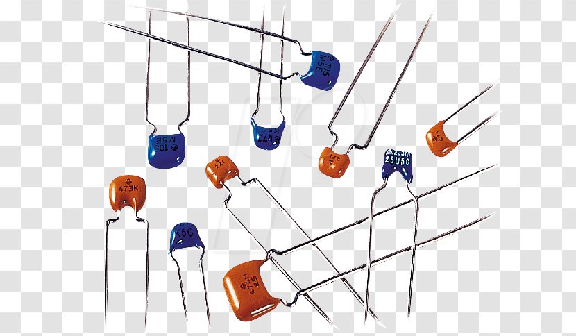 Ceramic Capacitor Electronic Circuit Component - Passivity - Multicolor Layers Transparent PNG