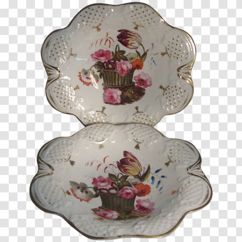 Tableware Saucer Plate Porcelain - Flowers Decoration Transparent PNG