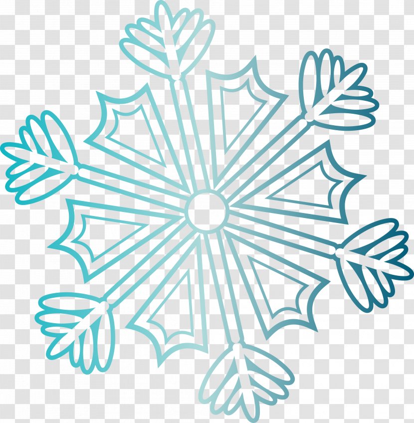 Snowflake Flower Light Pattern Transparent PNG