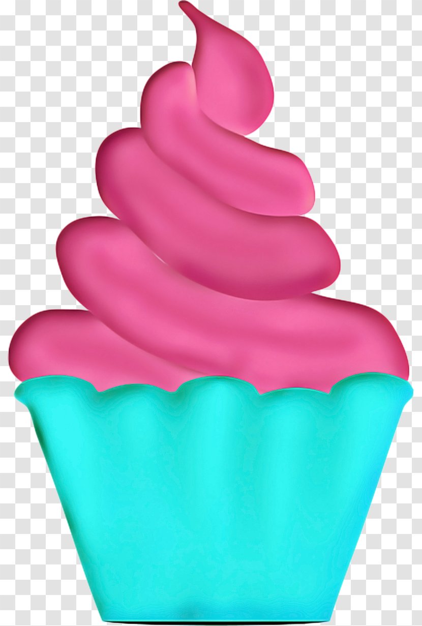 Pink Birthday Cake - Cupcake - Icing Magenta Transparent PNG