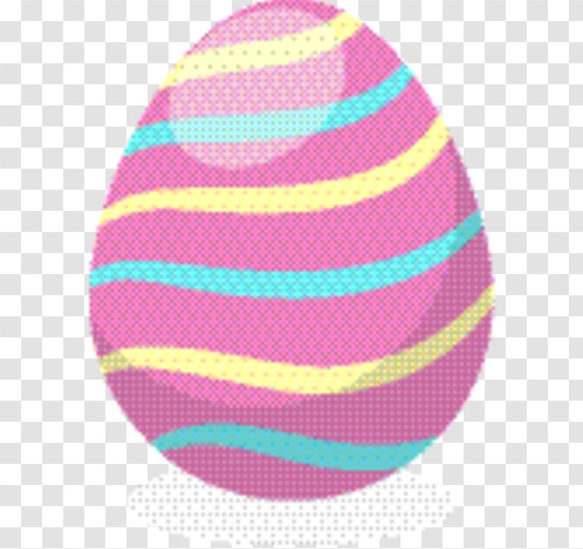 Easter Egg Background - Turquoise - Oval Magenta Transparent PNG