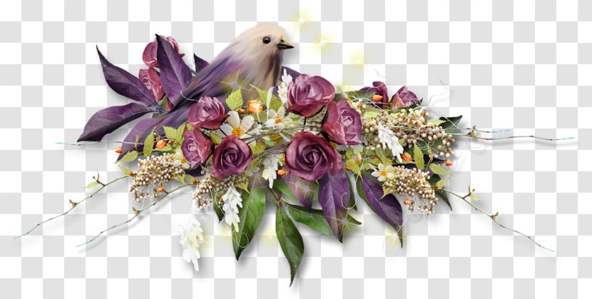 Floral Design Scrapbooking Flower Clip Art - Bird - Two Birds Transparent PNG