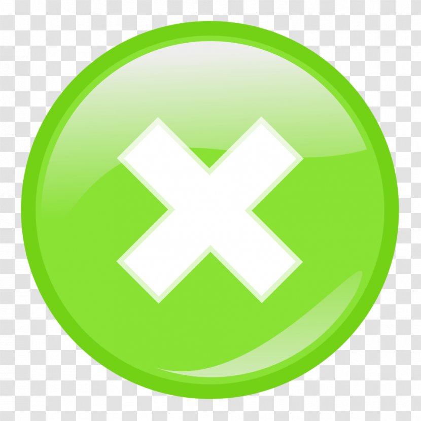 Button Clip Art - Check Mark - Green Cancel Close Transparent PNG