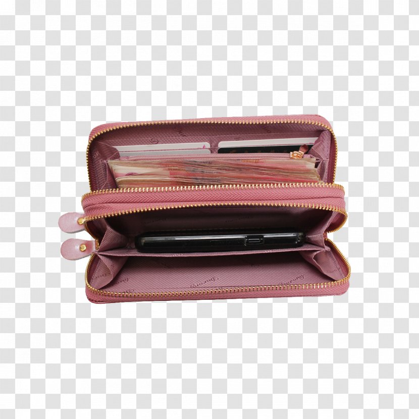 Handbag Wallet Tourism Leather - Sina Weibo - Pink Long Transparent PNG