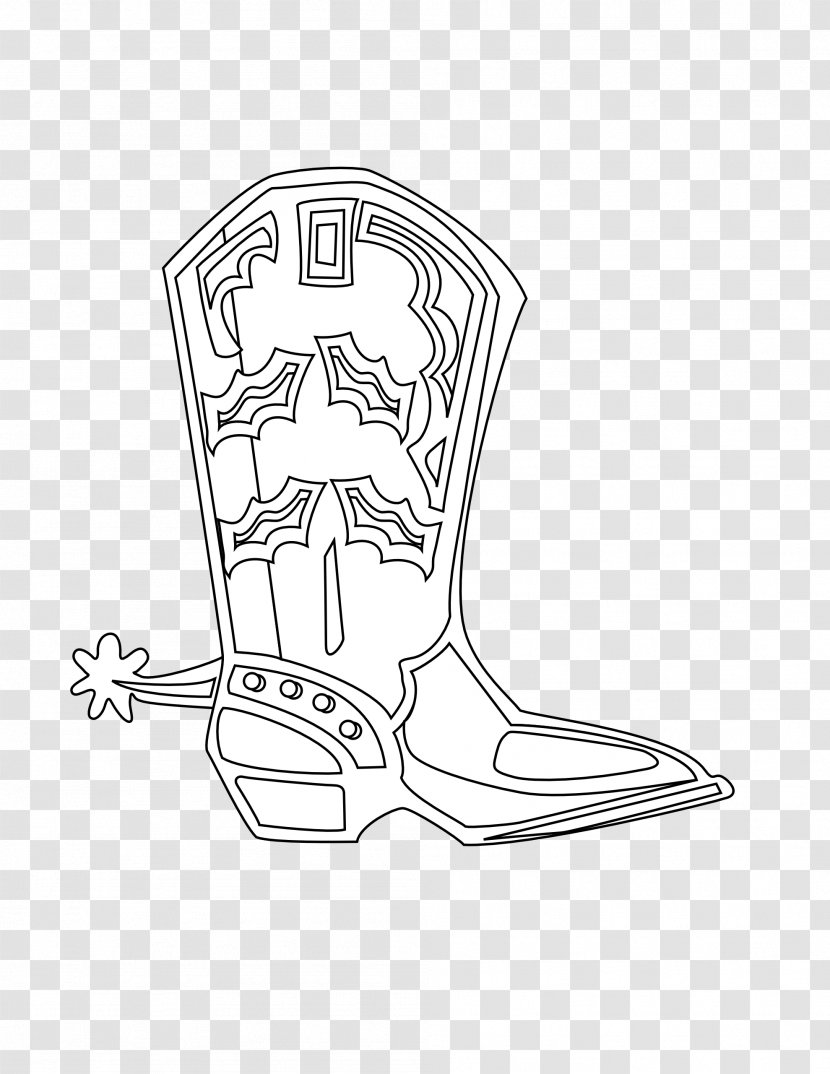 Cowboy Boot Shoe Footwear - Chair - Boots Transparent PNG