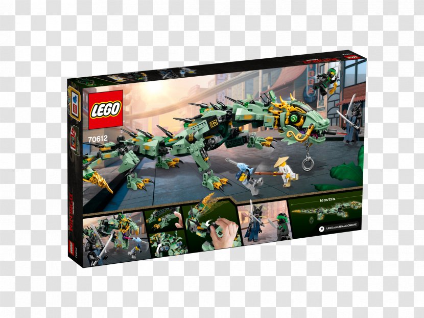 Lloyd Garmadon Lord LEGO 70612 THE NINJAGO MOVIE Green Ninja Mech Dragon - Lego Ninjago Movie Transparent PNG
