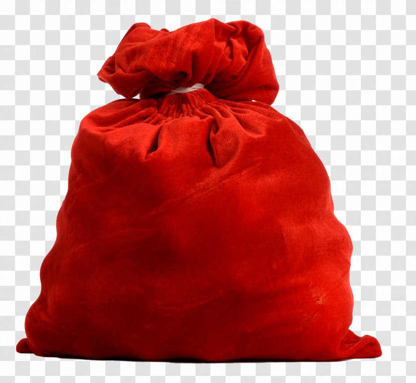 Gift Bag Santa Claus Christmas - Shopping Bags Trolleys - Women Transparent PNG