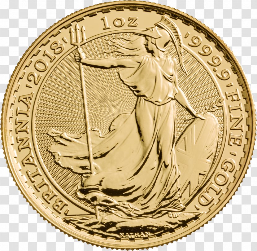 Royal Mint Britannia Bullion Coin Gold - Material - Oz Transparent PNG