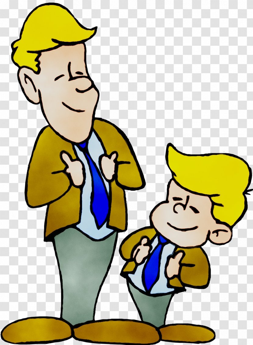 Clip Art Father Son Openclipart - Thumb - Conversation Transparent PNG