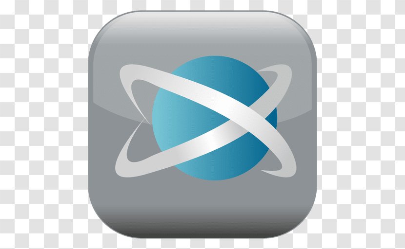 Computer File Button - Aqua Transparent PNG
