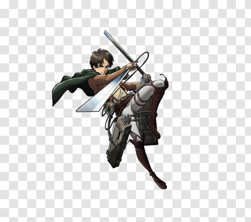Eren Yeager Fuji-Q Highland Mikasa Ackerman Attack On Titan Online RPG AVABEL [Action] - Weapon - Tokyo Skytree Transparent PNG