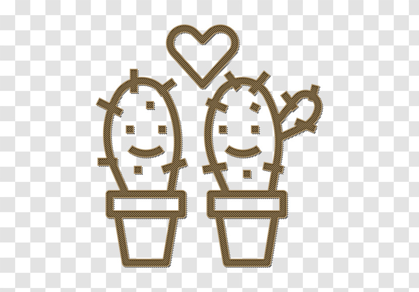 Wedding Icon Cactus Icon Transparent PNG