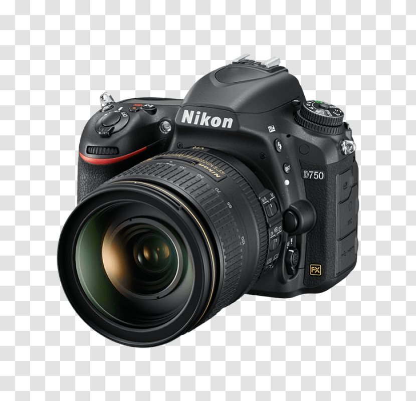 Full-frame Digital SLR Nikon D750 24.3 MP Camera - BlackBody OnlyCamera Transparent PNG