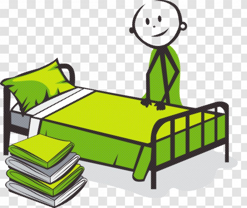 Furniture Clip Art Cartoon Room Bed Frame Transparent PNG