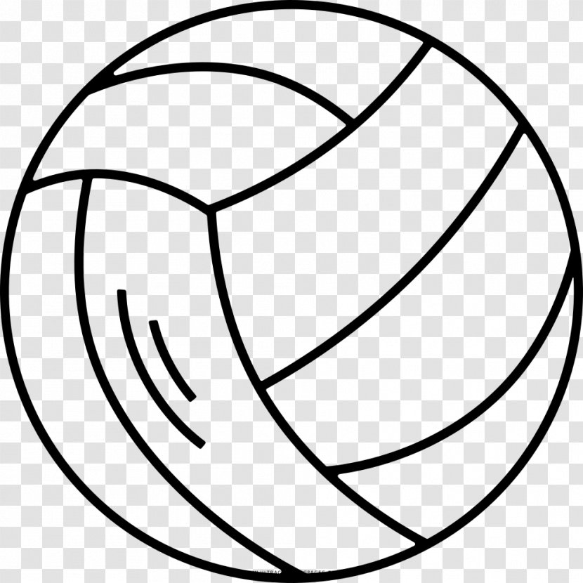 Beach Volleyball Drawing Coloring Book - American Football Transparent PNG
