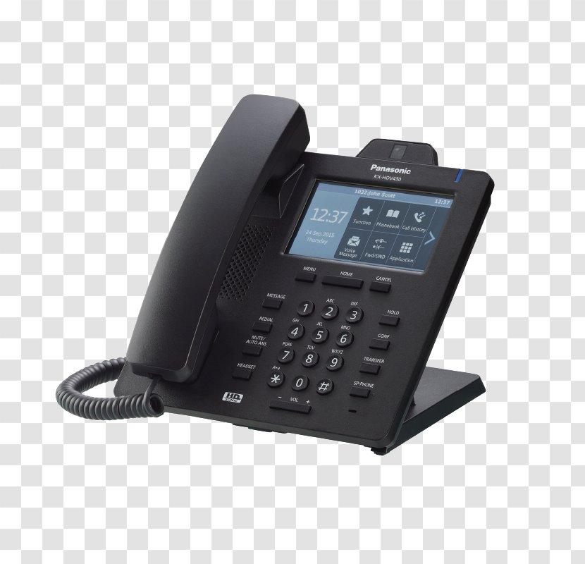 Panasonic KX-HDV330 VoIP Phone KX-HDV130 KX-HDV130NE Session Initiation Protocol Business Telephone System - Voice Over Ip - Comunication Transparent PNG