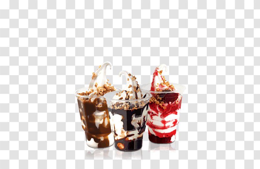 Chocolate Ice Cream Milkshake Sundae Cones - Burger King Transparent PNG