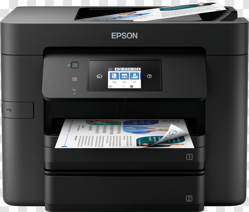 Epson WorkForce Pro WF-4730DTWF Inkjet Printing Multi-function Printer - Laser Transparent PNG